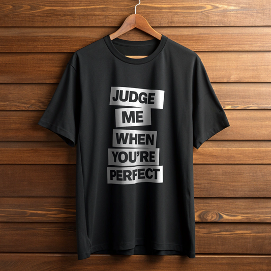 Judge Me Not Oversized Tee