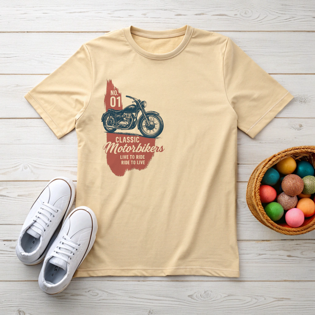 Classic Motorbikers Oversized Tee